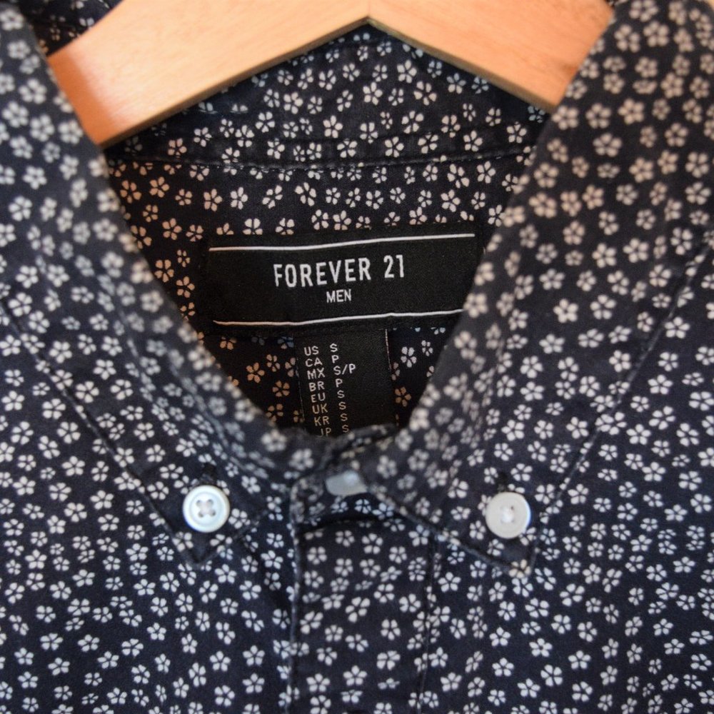 Roll Sleeve Button Front - Picture 3 of 6